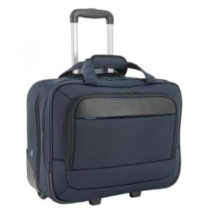 Mobilis 005044, Unisexe, Valise à roulettes, Fermeture à glissière, 2 année(s), France, Noir, Bleu, Marine