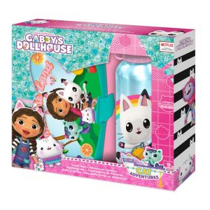Lunch box et ensemble de bouteilles en aluminium Kids Licensing Gabbys Dollhouse (x2)