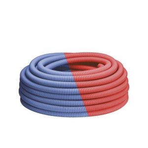 Image de rbm Tube multicouche gainé rouge Tita Fix PE-RT - Ø 16 mm