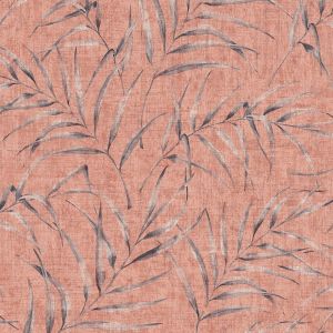 A.S. Creation Papier peint intissé 373354 Greenery - Papier peint palmier Orange/Terre cuite Rose - 10,05 x 0,53 m