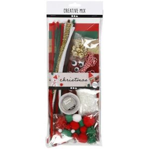 Ortiment de matériel créatif pour activités manuelles enfant Noël