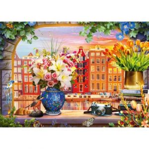 Schmidt Puzzle 1000 pièces : Visite à Amsterdam