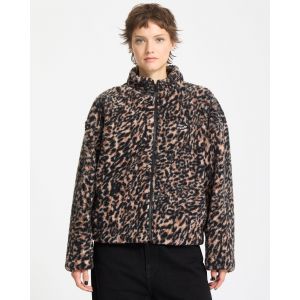 Volcom Sweatshirt Polaire Zippé Wylding Out - Animal Print - Taille XL