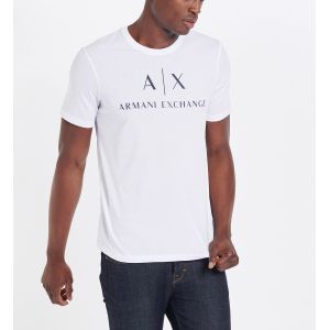 Armani Exchange 8nztcj T-Shirt, Blanc (White 1100), Small Homme
