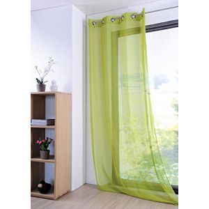 Lovely Casa Monna Voilage Polyester Tilleul 280 x 140 cm
