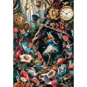 Clementoni Puzzle Compact 1000 pièces : Un autre jour au pays des merveilles