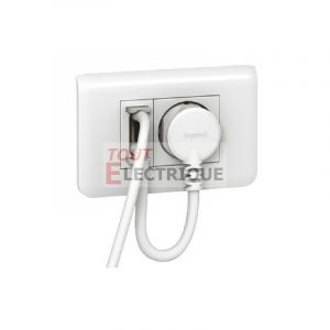 Image de Legrand Plaque Mosaic - 3 modules - Blanc