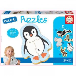 Educa Baby Puzzles : Les animaux de la banquise