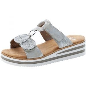 Rieker Femme V02k3 Sandale, argenté, 39 EU