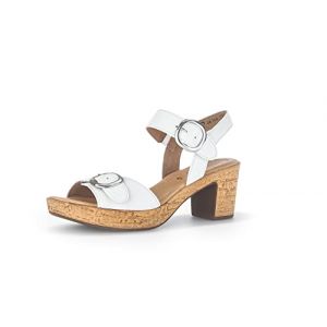 Gabor Sandales 8576021 - Couleur 38,39,40,41,42,43,44,35,40 1/2,37 1/2,38 1/2 - Taille Blanc