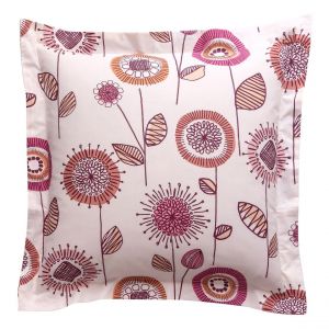 Taie d'oreiller coton FIFTY ROSE - rose