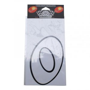 Autocollants moto large Meryt Numero 0