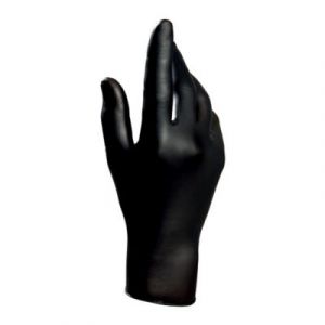 Mapa Gants jetables de protection chimique Solo 935, PVC/nitrile non poudré, noir - Boîte de 100 - Taille 7