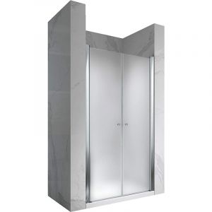 Porte de douche hauteur 185 cm - largeur r&eacute;glable