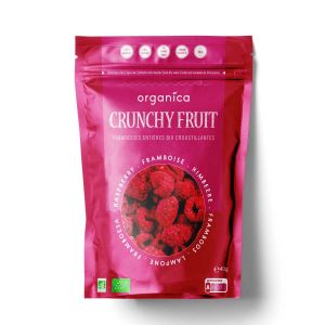 Organica Framboises d&eacute;shydrat&eacute;es bio 40g