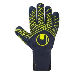 Uhlsport Gants De Gardien Prediction Absolutgrip Hn - Bleu Marine/blanc/jaune Fluo, pointure 7 - ['Bleu'] - Taille 7