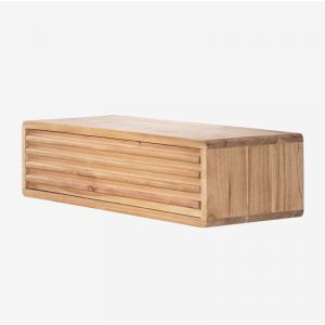Etagère murale en bois (↔︎80 cm) Deleyna SKLUM Marron Bois Naturel 20, cm