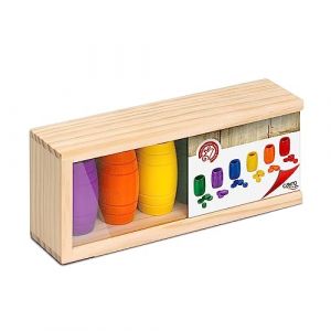 Cayro Accessoires Parcheesi - + 8 Ans - Gobelets, Jetons Et Dés en Bois pour 6 Personnes - Jeu De Société pour Enfants Et Adultes - 2 À 6 Joueurs