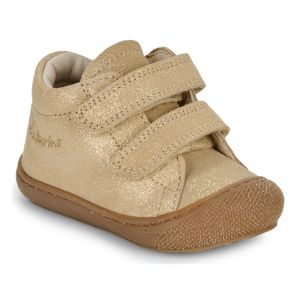 Naturino Chaussures Premiers Pas en su&egrave;de paillet&eacute;, Platine 18