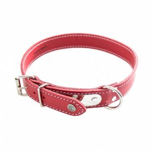 Martin Sellier Collier avec plaque - Rouge