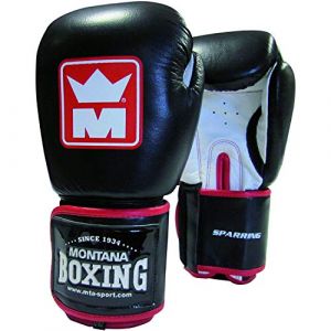 Montana Gants de sparring 20 oz 20 oz Noir