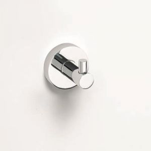 Pat&egrave;re &agrave; crochet OMEGA en chrome 5,5x5,5x5cm