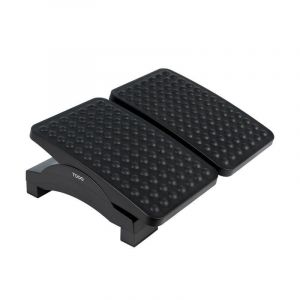 Tooq Repose-pieds TQFR0604-B r&eacute;glable hauteur et inclinaison, noir