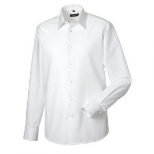 Russell Chemise manches longues - Homme (2XL) (Blanc) - UTBC1015