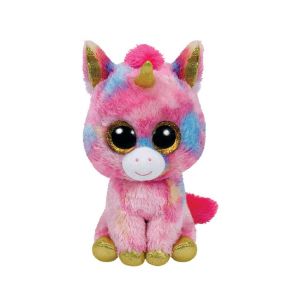 Ty Peluche Beanie Boo's 15 cm Fantasia la licorne - Rose