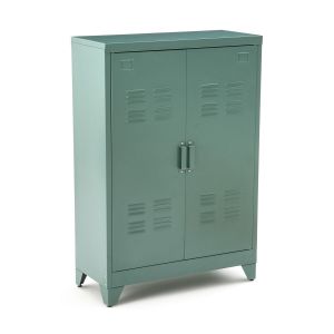 Armoire b e 2 portes en métal, Hiba Vert Eucalyptus Taille Taille Unique