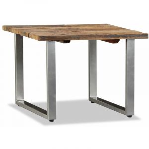 VidaXL Table basse Bois de r&eacute;cup&eacute;ration massif 55 x 55 x 40 cm