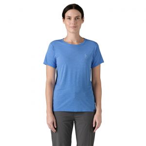 Patagonia T-shirt Capilene Cool Daily Graphic manches courtes bleu électrique femme - S