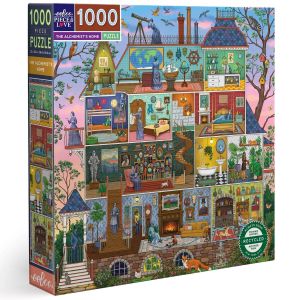 Image de Eeboo 1000 pièces – La Maison de l’alchimiste Fascinant en Carton recyclé – Puzzle Adulte de qualité supérieure-PZTAST