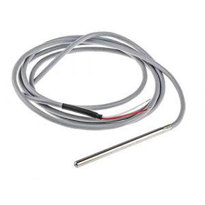 Rs pro Capteur RTD PT1000, Ø 6mm, L.100mm + 2m, +100°C max, Câble (Prix pour 1 )