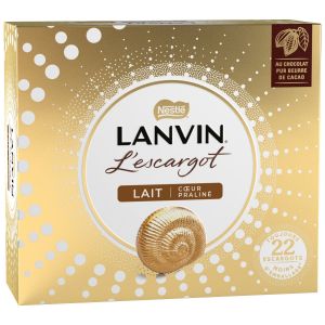Lanvin Coffret d’escargot chocolat au lait 362g