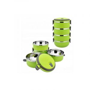 Bouteille isotherme pour d&eacute;jeuner, r&eacute;cipient isotherme 2,8 L pour les militaires et les touristes