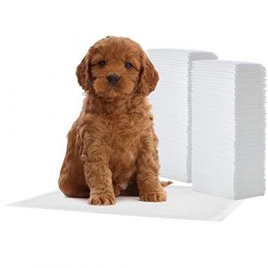 Iris Ohyama Alaise pour Chien, Al&egrave;se Jetable 44x30 Tapis Educateur pour Chiot, Apprentissage de la Propret&eacute;, 5 Couches de Protection Anti-Fuite et R&eacute;sistante (100 Pi&egrave;ces) - Pet Pad NS-100R