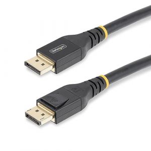 StarTech.com Câble DisplayPort 1.4 Actif de 10m Certifié VESA - Câble DisplayPort DP8K avec HBR3/HDR10/MST/DSC 1.2/HDCP 2.2/8K60Hz/4K120Hz - Câble/Cordon DP 1.4 Mâle/Mâle (M/M) (DP14A-10M-DP-CABLE)