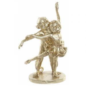 Figurine décorative singe colonial en résine DKD Home Decor