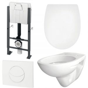 Wirquin Pack bâti support wc suspendu universel