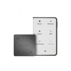 Ledger Crypto wallet Stax Recovery key Noir