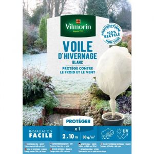 Vilmorin Voile d'hivernage - 2 m x 10 m - Blanc