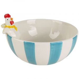 Signes Grimalt Bol d&eacute;coratif en c&eacute;ramique en forme de poule, figurine d&eacute;corative pour la maison, accessoire boh&egrave;me, design original, cadeau id&eacute;al