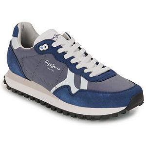 Pepe Jeans Baskets basses BRIT-ON PRINT M Bleu - Taille 40,41,42,43,44,45,46