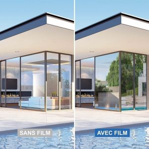 Film anti chaleur fenetre pour simple vitrage bon compromis - alu clair