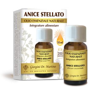 Dr. Giorgini Anice Stellato Olio Essenziale Naturale Integratore per Funzione Digestiva 10ml