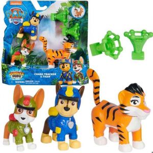 Spin Master Paw Patrol Jungle Pups Chase, Tracker & Tiger Action Figures