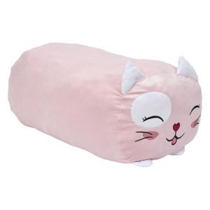 Coussin Peluche Chat Rose XXL 90cm - KITTY - ALTOBUY