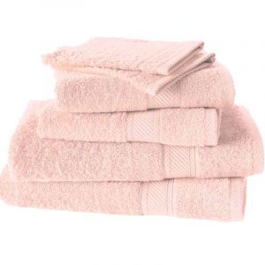 De Witte Lietaer 194835 Lot de 6 Gants de Toilette Coton Rose 15 x 22 cm