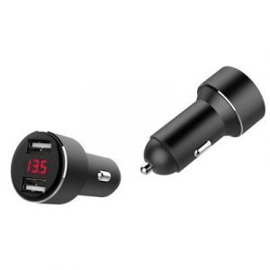 IWH Chargeur usb Dual avec indicateur de tension Charge de courant max=4800 mA 12 ou 24 v/dc - noir